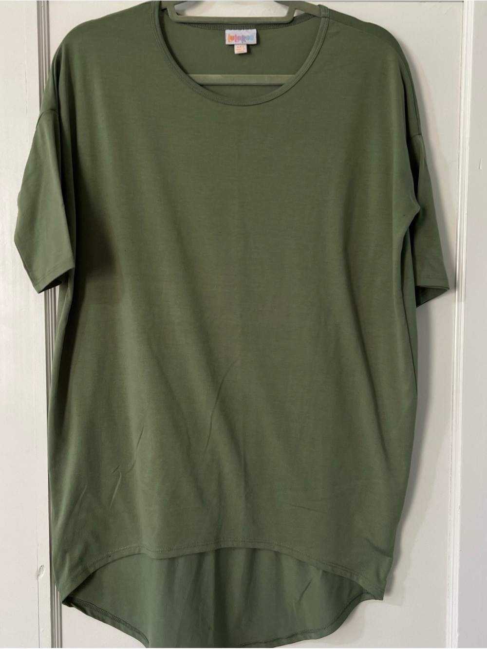 LuLaRoe Olive Green Tunic Top